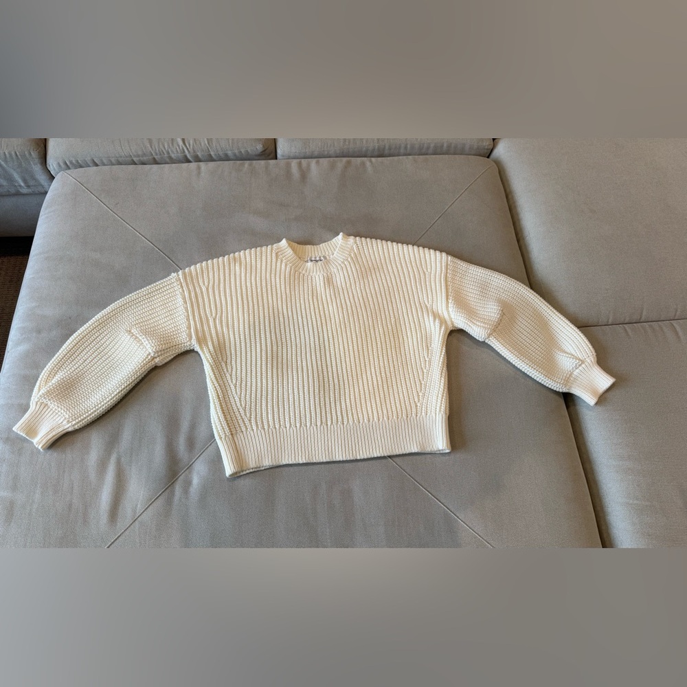 Banana Republic Cream Ribbed Sweater - Picture 3 of 6